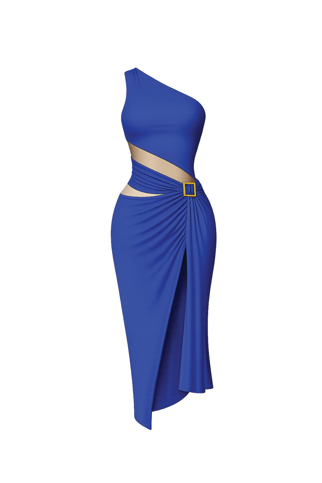 Sarita Wrap Dress in Deep Sapphire