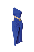 Sarita Wrap Dress in Deep Sapphire
