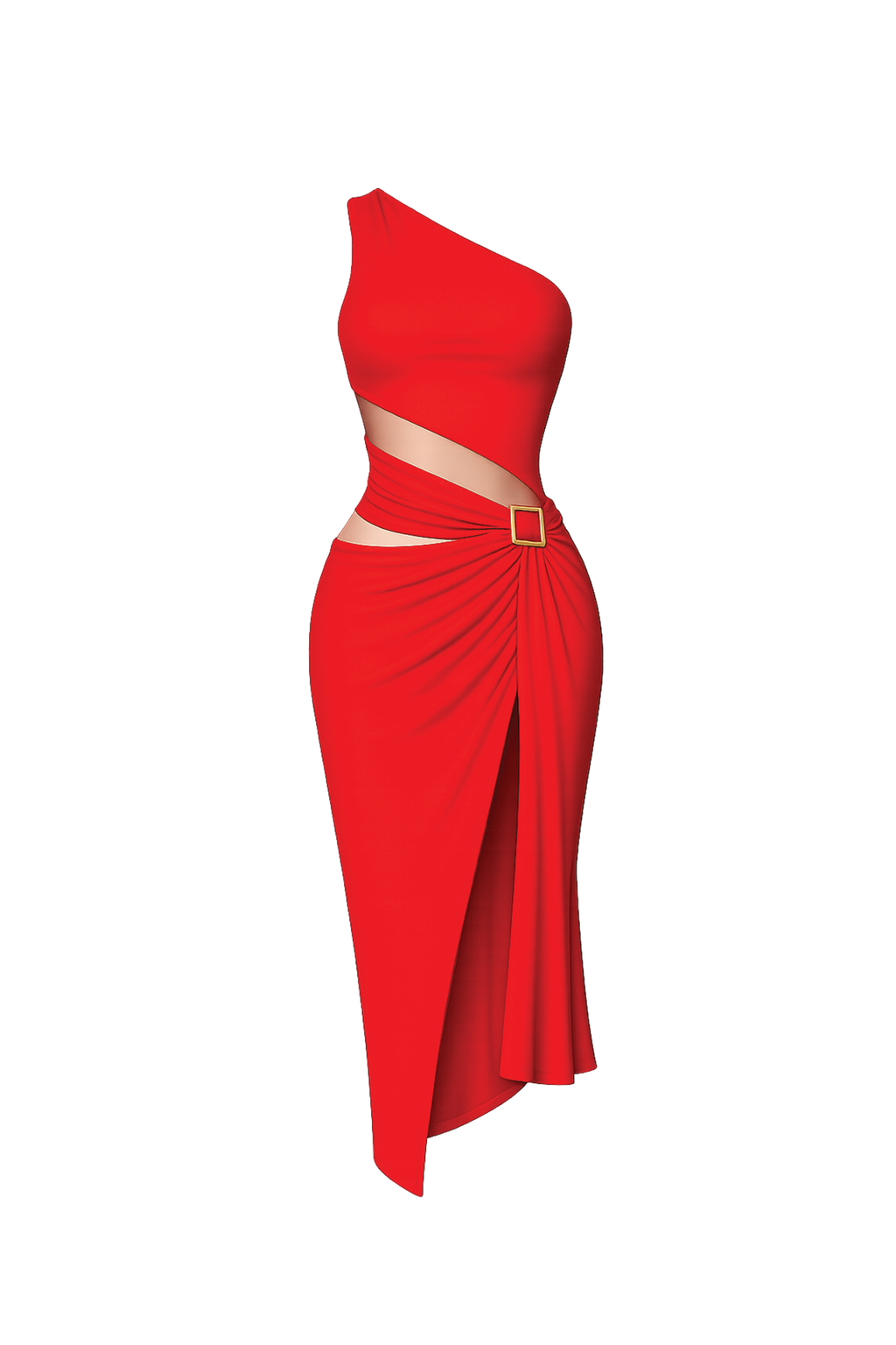 Sarita Wrap Dress in Sensual Scarlet