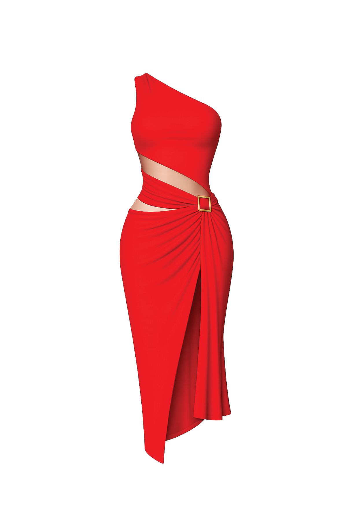 Sarita Wrap Dress in Sensual Scarlet